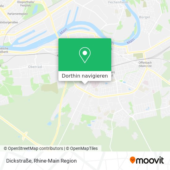 Dickstraße Karte
