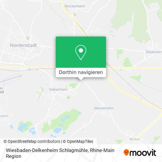 Wiesbaden-Delkenheim Schlagmühle Karte
