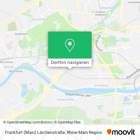 Frankfurt (Main) Lärchenstraße Karte