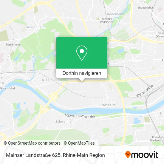 Mainzer Landstraße 625 Karte