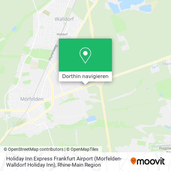 Holiday Inn Express Frankfurt Airport (Morfelden-Walldorf Holiday Inn) Karte