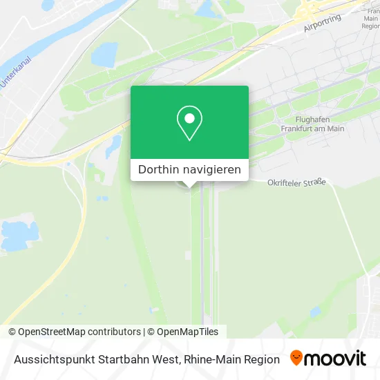 Aussichtspunkt Startbahn West Karte