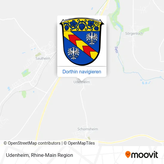 Udenheim Karte
