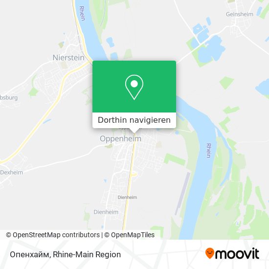Опенхайм Karte