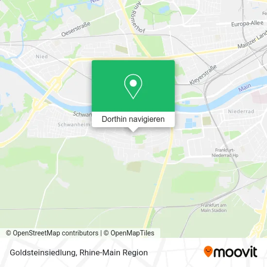 Goldsteinsiedlung Karte