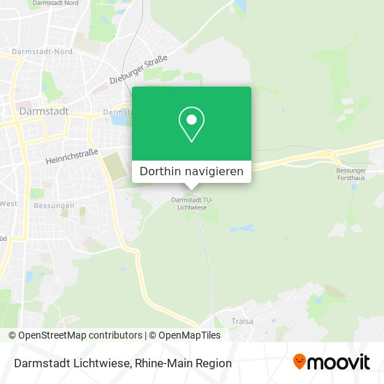 Darmstadt Lichtwiese Karte