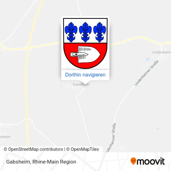 Gabsheim Karte
