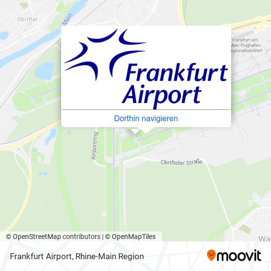 Frankfurt Airport Karte