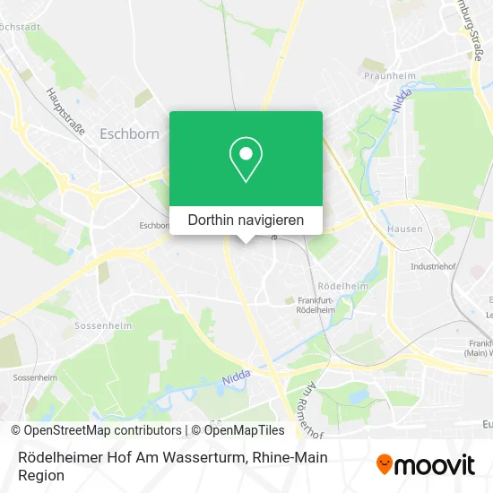 Rödelheimer Hof Am Wasserturm Karte