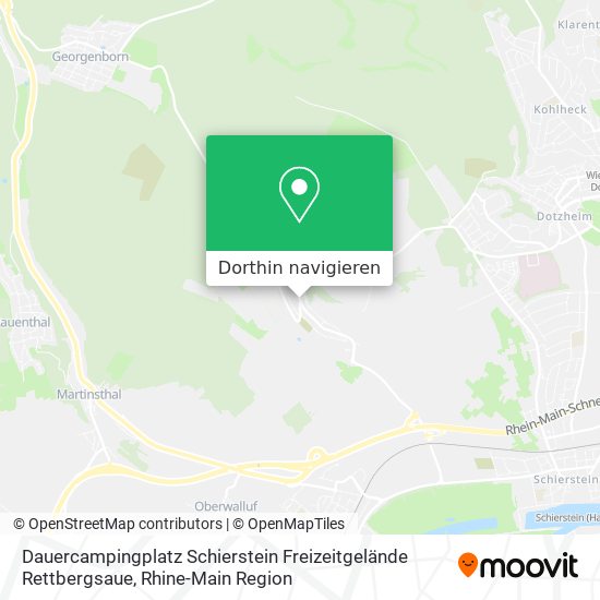 Dauercampingplatz Schierstein Freizeitgelände Rettbergsaue Karte