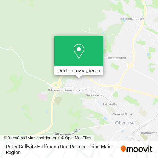 Peter Gallwitz Hoffmann Und Partner Karte