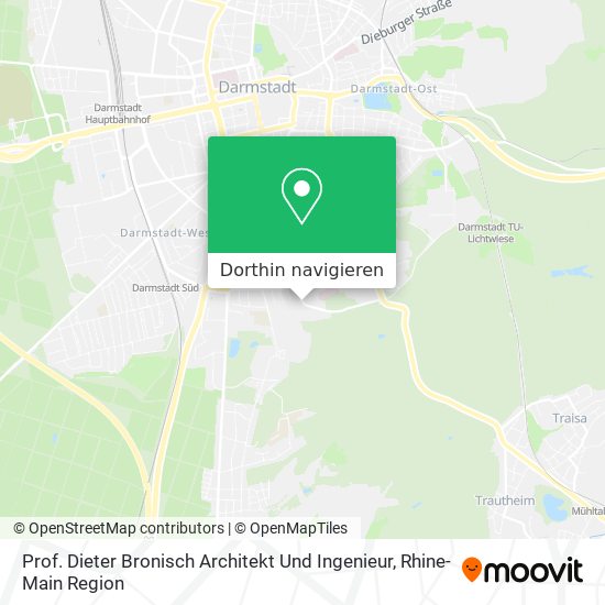 Prof. Dieter Bronisch Architekt Und Ingenieur Karte