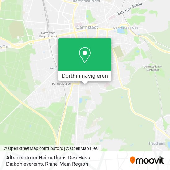 Altenzentrum Heimathaus Des Hess. Diakonievereins Karte