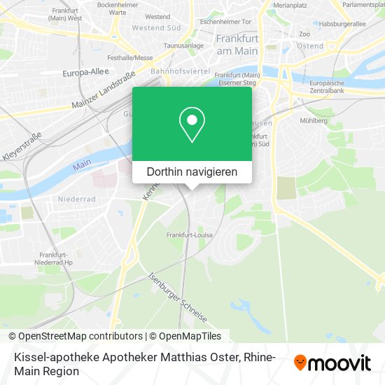 Kissel-apotheke Apotheker Matthias Oster Karte