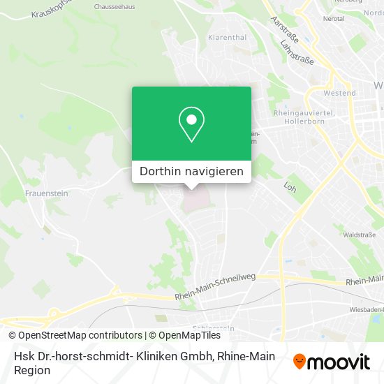 Hsk Dr.-horst-schmidt- Kliniken Gmbh Karte