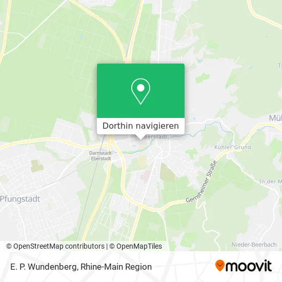 E. P. Wundenberg Karte