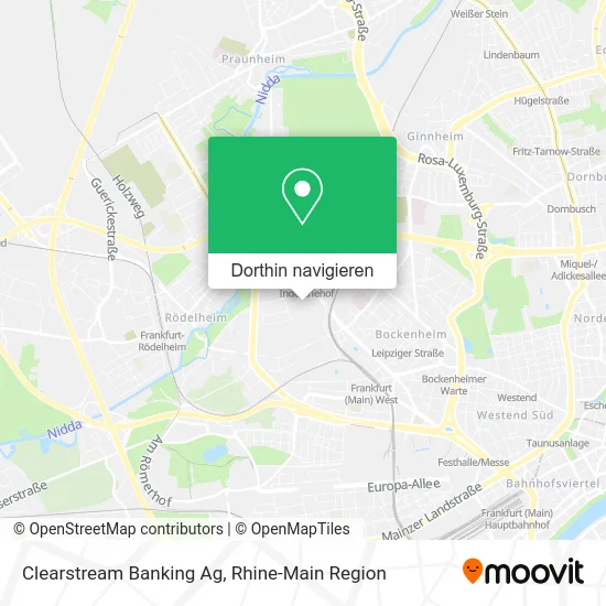 Clearstream Banking Ag Karte