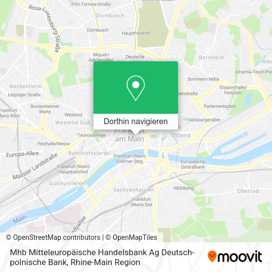 Mhb Mitteleuropäische Handelsbank Ag Deutsch-polnische Bank Karte