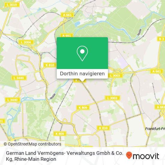 German Land Vermögens- Verwaltungs Gmbh & Co. Kg Karte