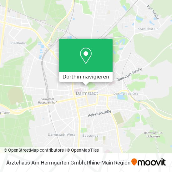 Ärztehaus Am Herrngarten Gmbh Karte