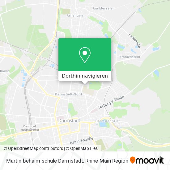 Martin-behaim-schule Darmstadt Karte