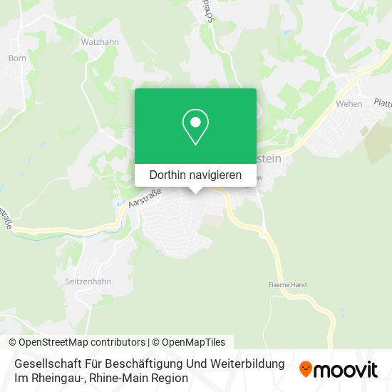 Gesellschaft Für Beschäftigung Und Weiterbildung Im Rheingau- Karte