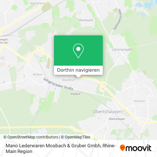 Mano Lederwaren Mosbach & Gruber Gmbh Karte