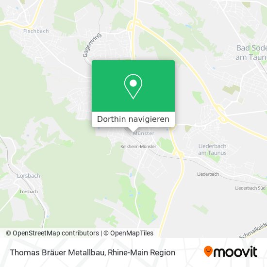 Thomas Bräuer Metallbau Karte