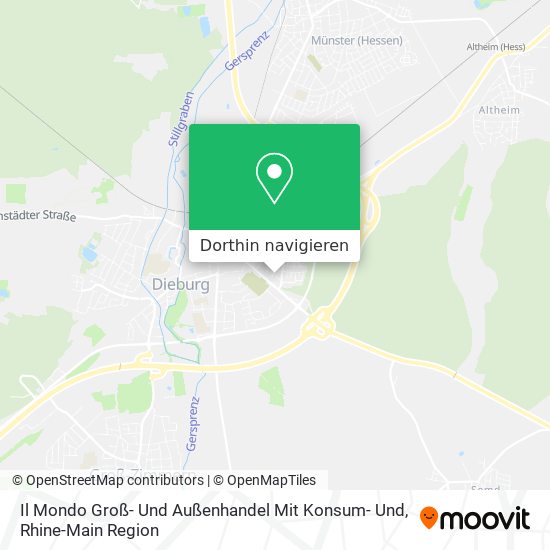 Il Mondo Groß- Und Außenhandel Mit Konsum- Und Karte