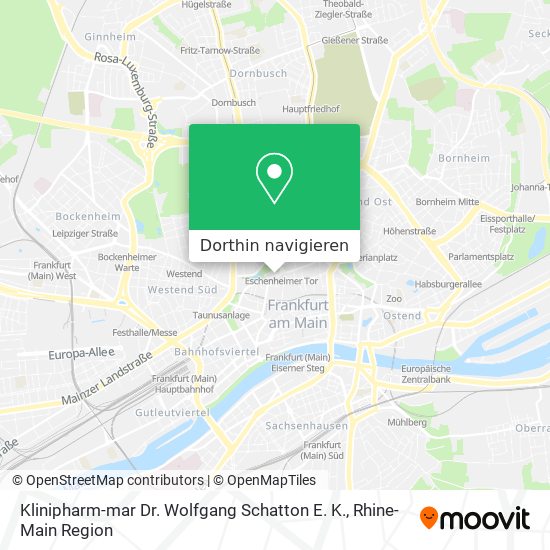 Klinipharm-mar Dr. Wolfgang Schatton E. K. Karte