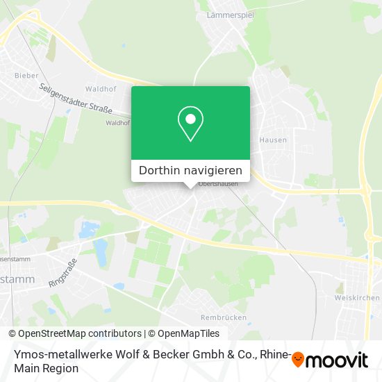 Ymos-metallwerke Wolf & Becker Gmbh & Co. Karte