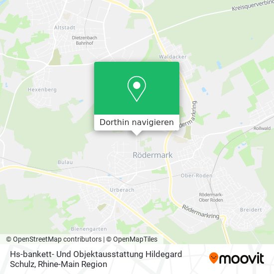 Hs-bankett- Und Objektausstattung Hildegard Schulz Karte