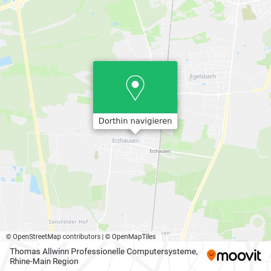 Thomas Allwinn Professionelle Computersysteme Karte