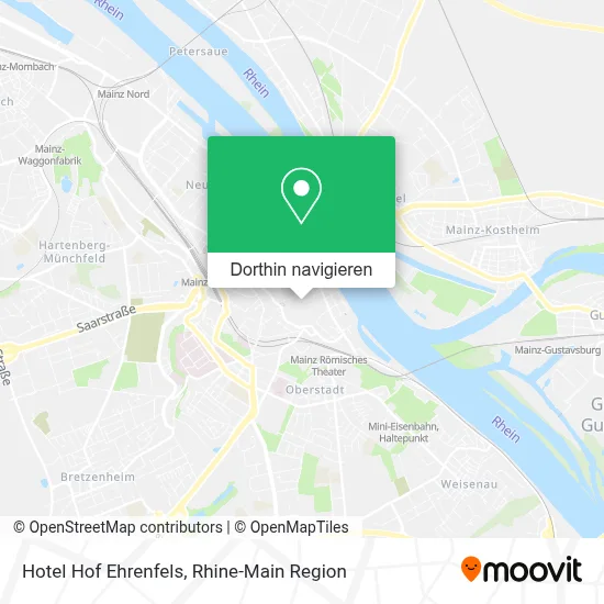 Hotel Hof Ehrenfels Karte