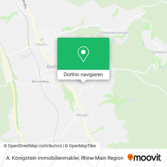 A. Königstein Immobilienmakler Karte