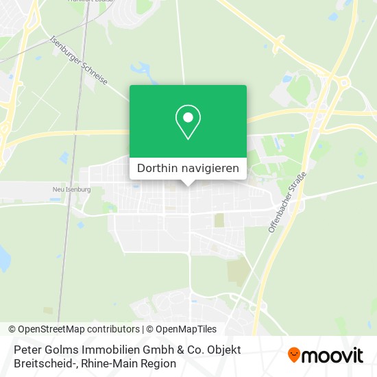 Peter Golms Immobilien Gmbh & Co. Objekt Breitscheid- Karte