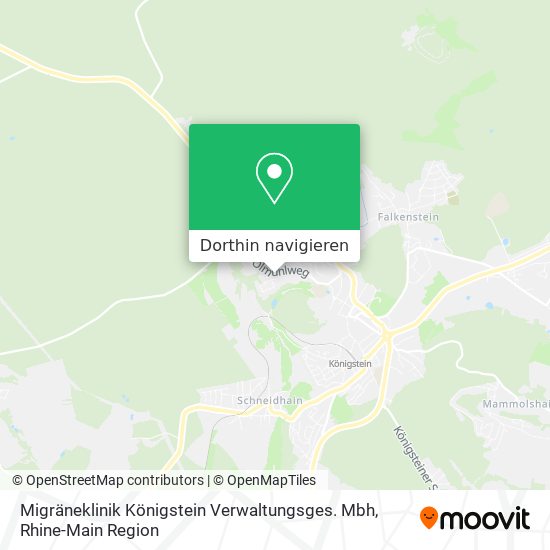 Migräneklinik Königstein Verwaltungsges. Mbh Karte