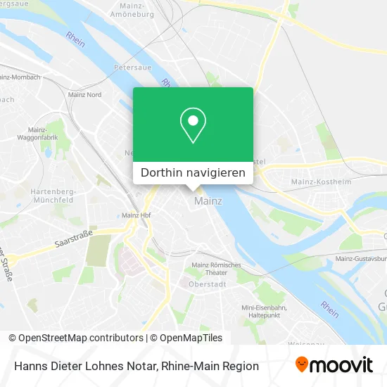 Hanns Dieter Lohnes Notar Karte