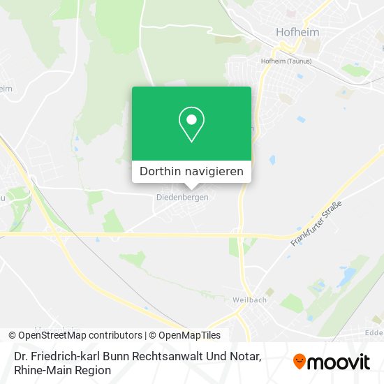 Dr. Friedrich-karl Bunn Rechtsanwalt Und Notar Karte
