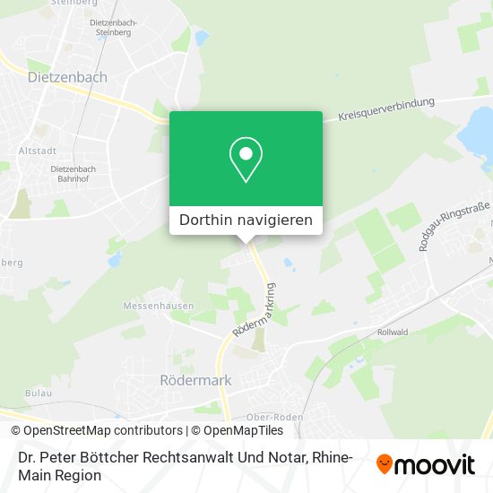 Dr. Peter Böttcher Rechtsanwalt Und Notar Karte