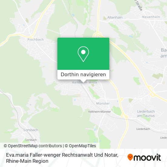 Eva.maria Faller-wenger Rechtsanwalt Und Notar Karte