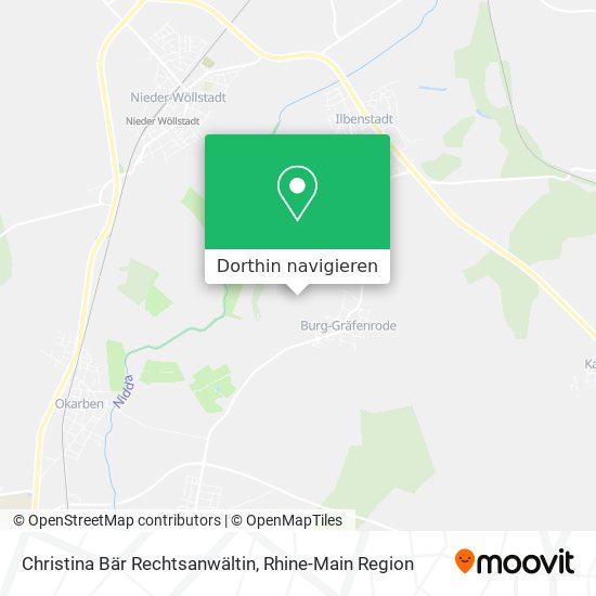 Christina Bär Rechtsanwältin Karte