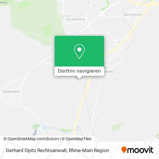 Gerhard Opitz Rechtsanwalt Karte