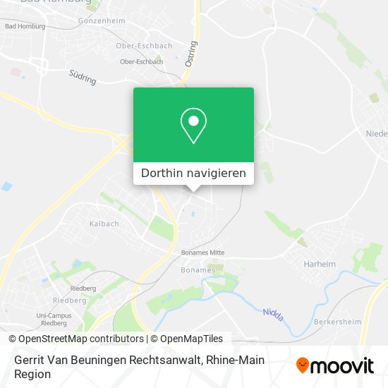 Gerrit Van Beuningen Rechtsanwalt Karte
