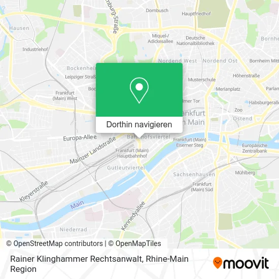 Rainer Klinghammer Rechtsanwalt Karte