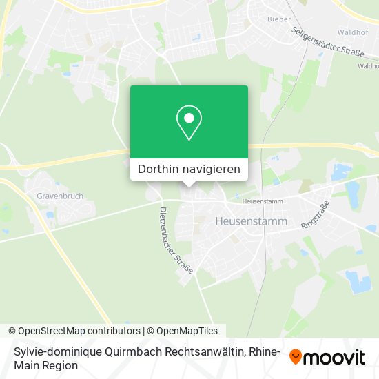 Sylvie-dominique Quirmbach Rechtsanwältin Karte