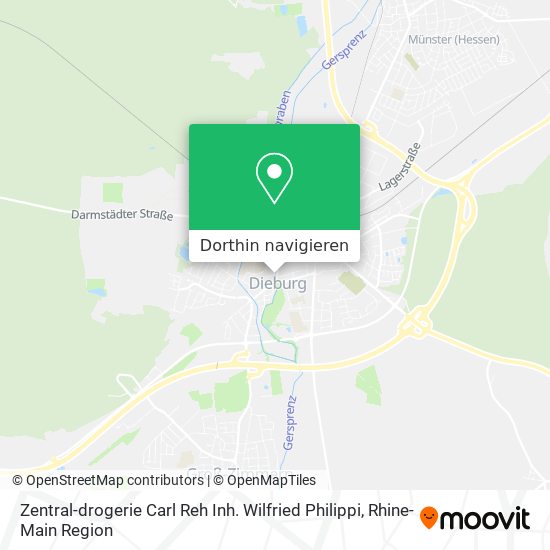 Zentral-drogerie Carl Reh Inh. Wilfried Philippi Karte