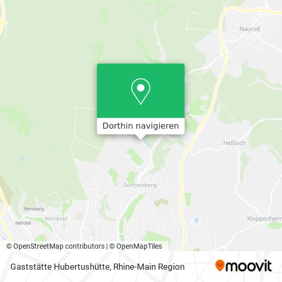 Gaststätte Hubertushütte Karte