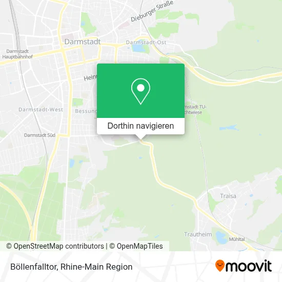 Böllenfalltor Karte