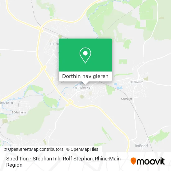 Spedition - Stephan Inh. Rolf Stephan Karte